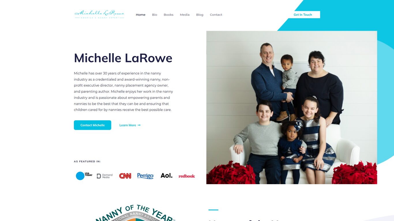 Michelle LaRowe website designed by Webteqno — Parenting / Nanny Education / Author in Massachusetts, USA